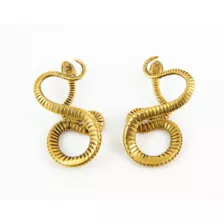 Coiled Snake Gold-Tone Ear Hangers at Spencer's