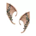 Floral Leaf Elf Ear Cuffs at Spencer's