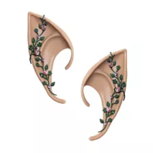 Floral Leaf Elf Ear Cuffs at Spencer's