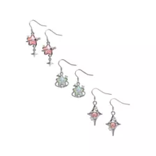 Multi-Pack Bubble Star Dangle Earrings 3 Pair - 18 Gauge at Spencer's