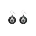 Bedazzled 8 Ball Dangle Earrings - 18 Gauge at Spencer's