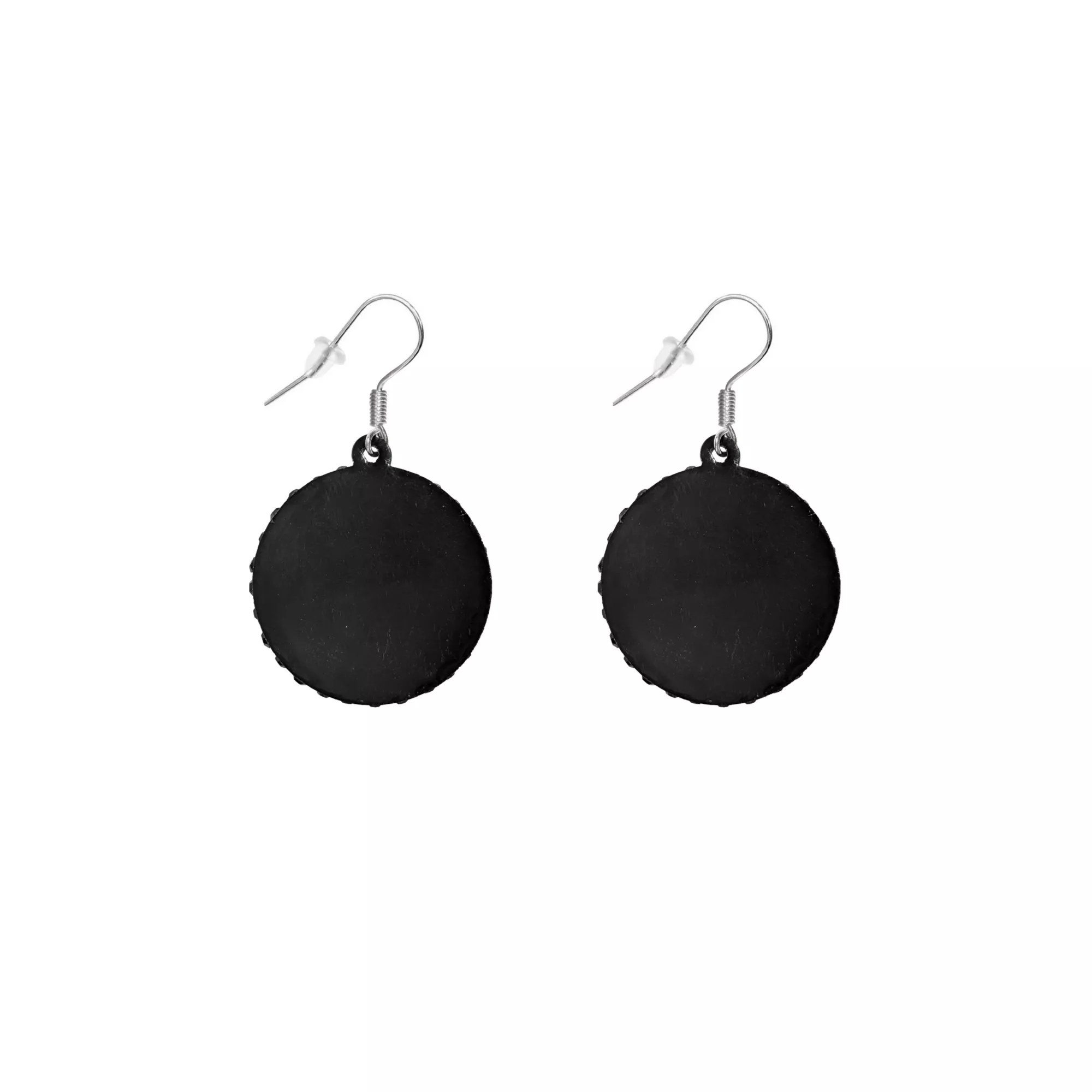 Bedazzled 8 Ball Dangle Earrings - 18 Gauge at Spencer's