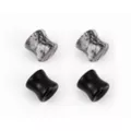 Multi-Pack Black Agate Stone Plugs and Tunnels - 2 Pair at Spencer's