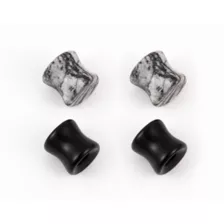 Multi-Pack Black Agate Stone Plugs and Tunnels - 2 Pair at Spencer's