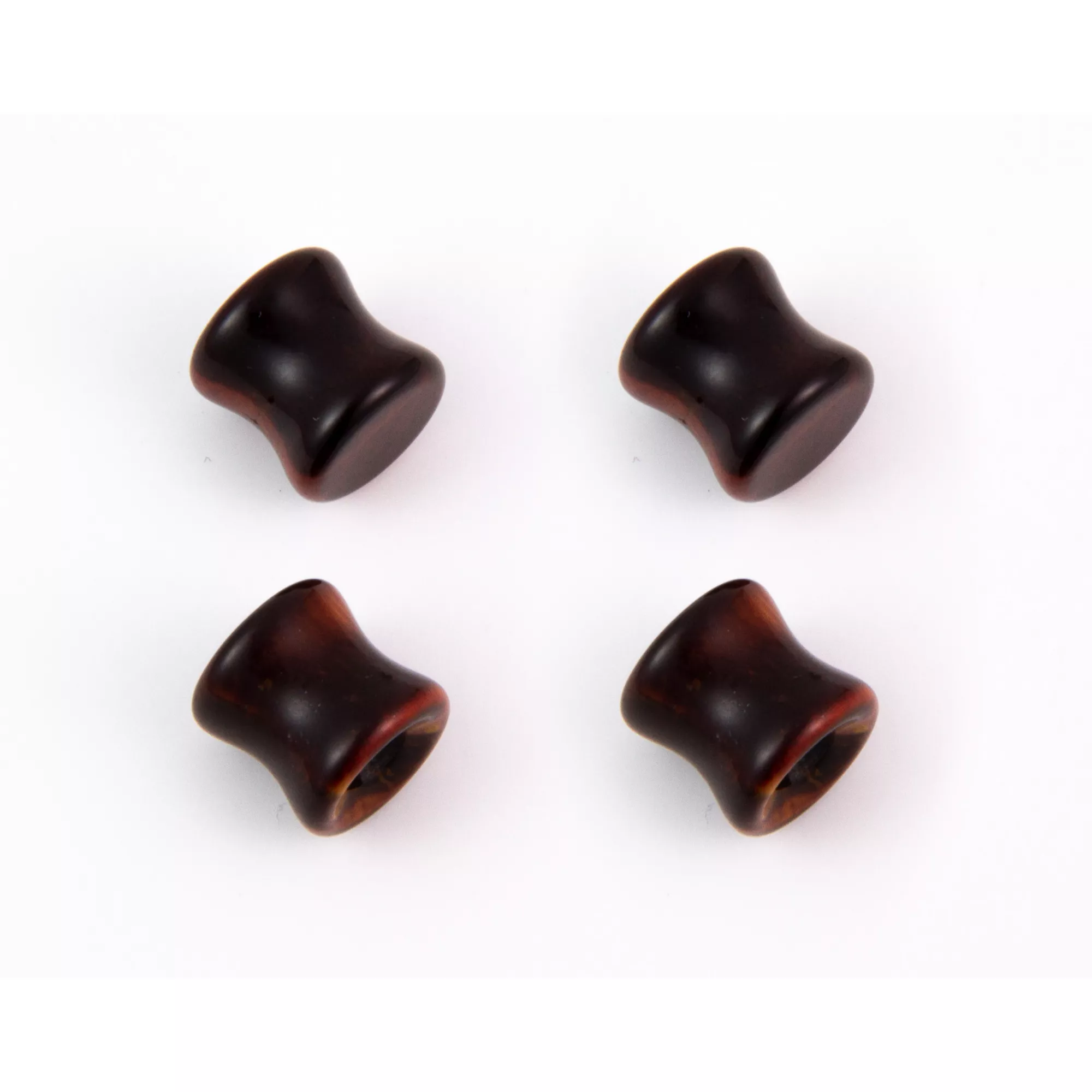 Multi-Pack Tiger's Eye Stone Plugs and Tunnels - 2 Pair