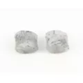 Teardrop Black Hair Quartz Stone Plugs at Spencer's