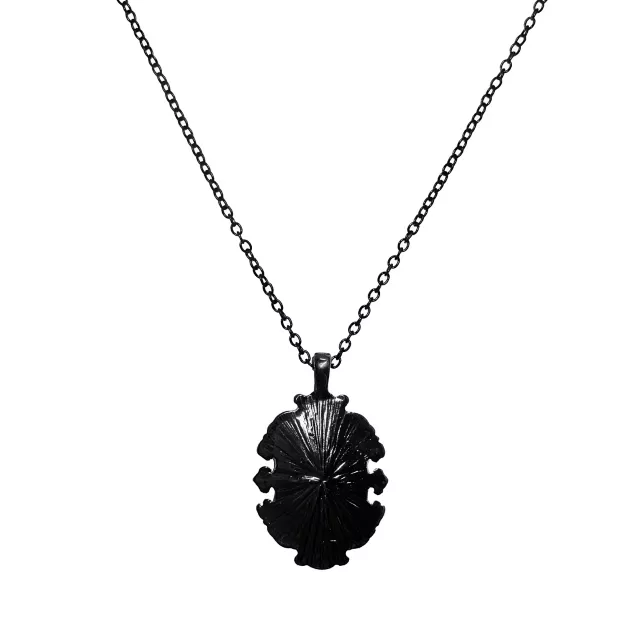 Moonstone-Effect Antique Frame Necklace at Spencer's