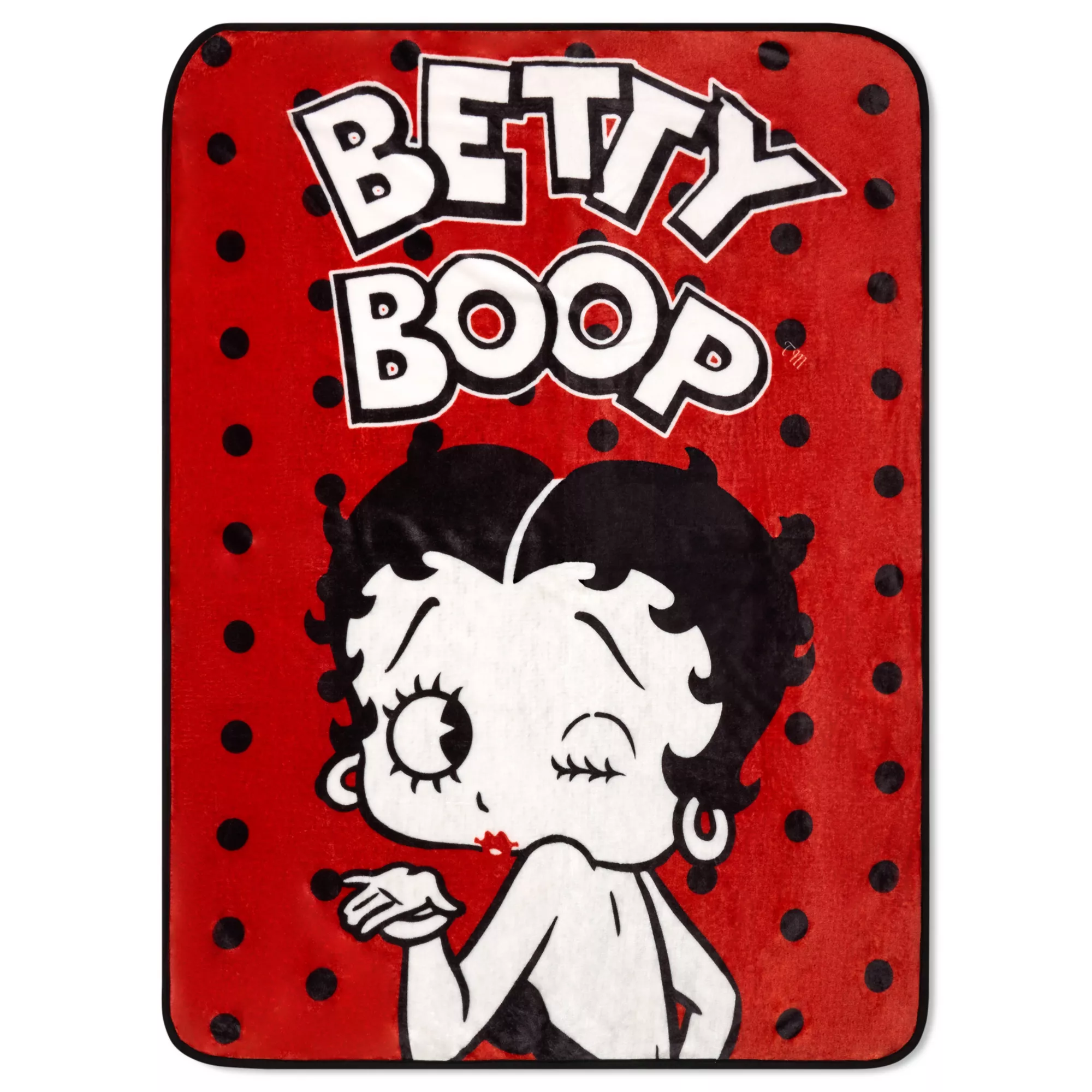 Betty Boop Kiss Fleece Blanket at Spencer's
