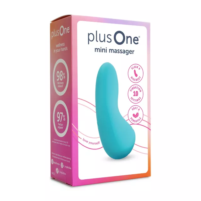 plusOne Mini Massager Teal at Spencer's
