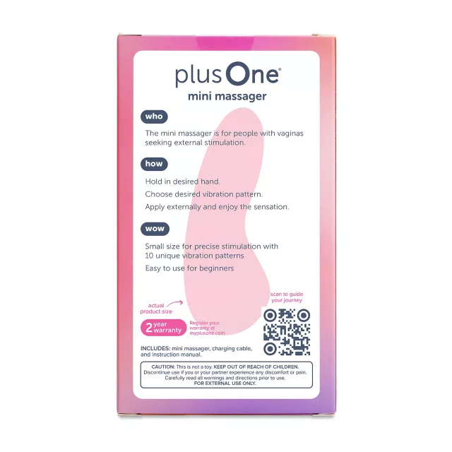plusOne Mini Massager Teal at Spencer's