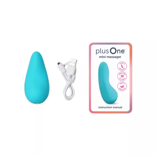 plusOne Mini Massager Teal at Spencer's
