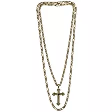 Multi-Pack Cross Gold-Tone Chain Necklaces - 2 Pack at Spencer's