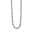 Minimalist Silver-Tone Ball Chain Necklace at Spencer's