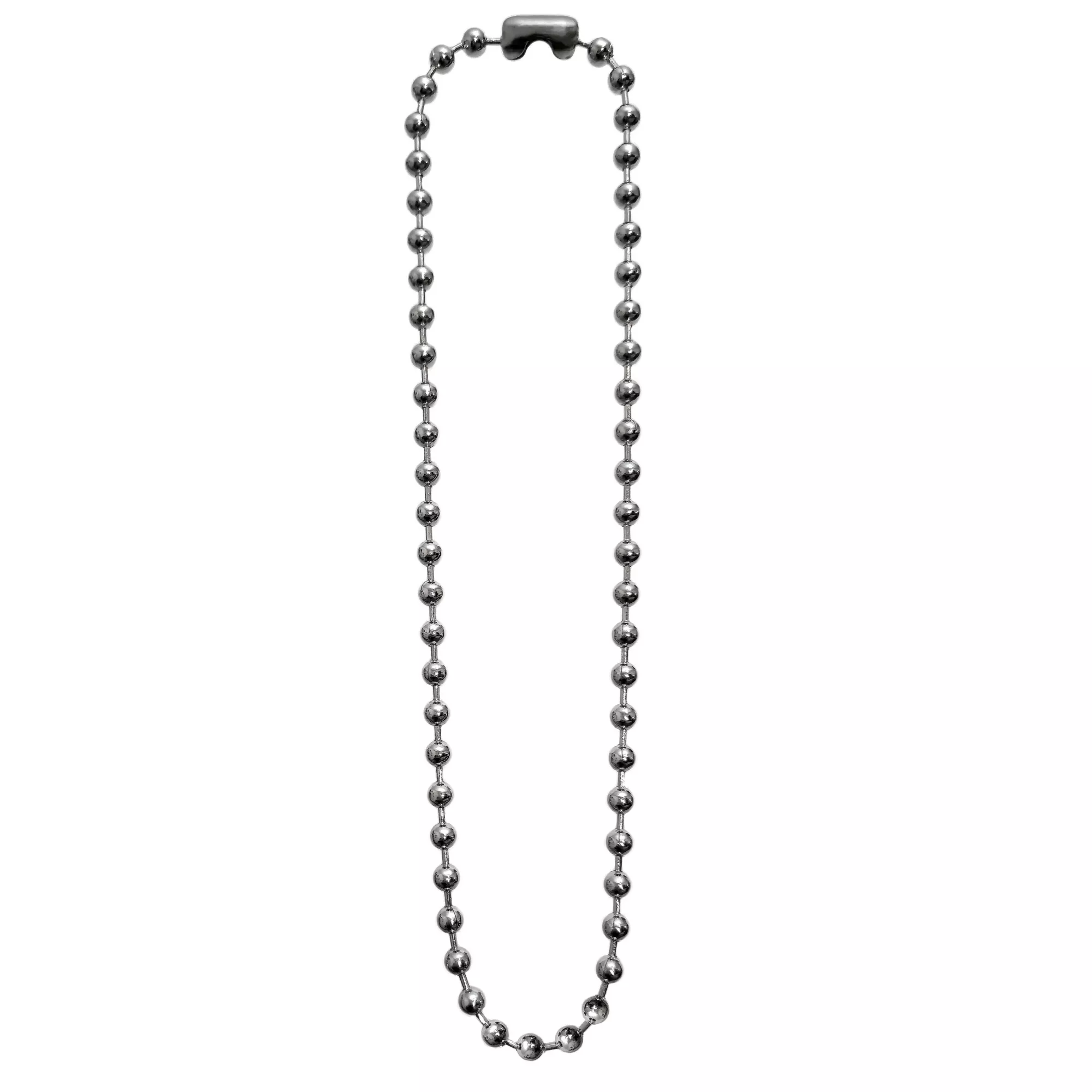 Minimalist Silver-Tone Ball Chain Necklace at Spencer's