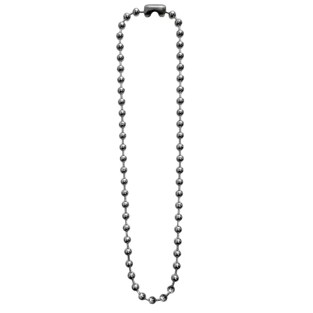 Minimalist Silver-Tone Ball Chain Necklace at Spencer's