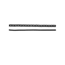 Multi-Pack Black Chain Necklaces - 2 Pack at Spencer's
