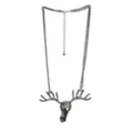 Deer Skull Pendant Chain Necklace at Spencer's
