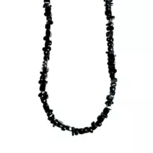 Black Puka Beaded Necklace at Spencer's