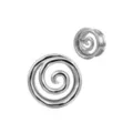 Swirl Silver-Plated Tunnels at Spencer's