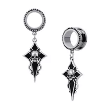 Skeleton Dark Cross Dangle Tunnels at Spencer's