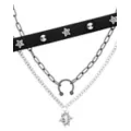 Multi-Pack Horseshoe Ring Chain & Choker Necklaces - 3 Pack at Spencer's