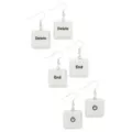 Multi-Pack Computer Key Dangle Earrings - 3 Pack at Spencer's