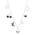 Silver-Tone Charm Chain Link Necklace at Spencer's