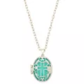 Ornate Cross Locket Pendant Necklace at Spencer's
