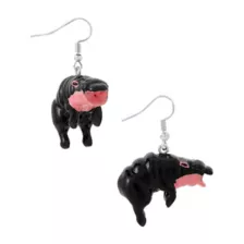 Baby Hippo Dangle Earrings at Spencer's
