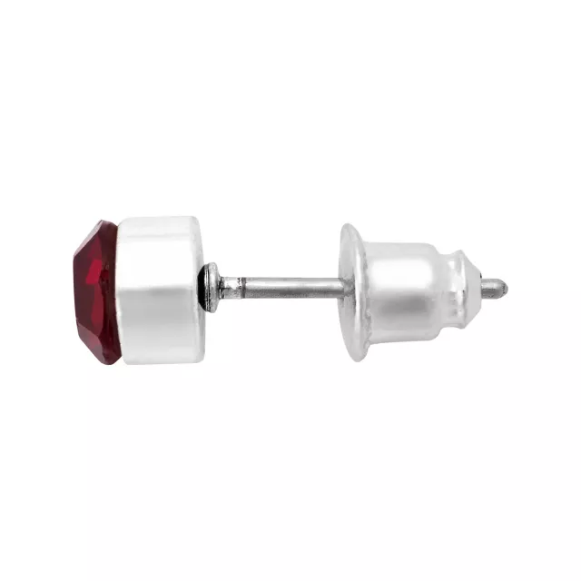 Multi-Pack Red CZ Vamp Romantic Stud and Dangle Earrings - 9 Pairs at Spencer's