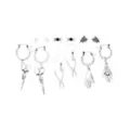 Multi-Pack Macabre Icon Mixed Earrings - 6 Pair at Spencer's