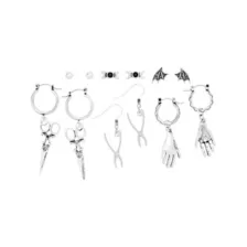 Multi-Pack Macabre Icon Mixed Earrings - 6 Pair at Spencer's