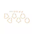 Multi-Pack Gold-Tone Heart and Star Mixed Earrings - 6 Pair at Spencer's