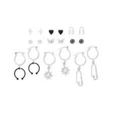 Multi-Pack Assorted Charm Mixed Earrings - 9 Pair at Spencer's