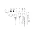 Multi-Pack Skull and Tooth Mixed Earrings - 9 Pair at Spencer's