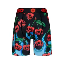 PSD Flame Cherry Skull Boxer Briefs at Spencer's