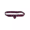 Black and Pink Zebra Heart Choker Necklace at Spencer's