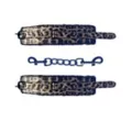 Leopard Print Faux Fur Cuffs - Pleasure Bound at Spencer's