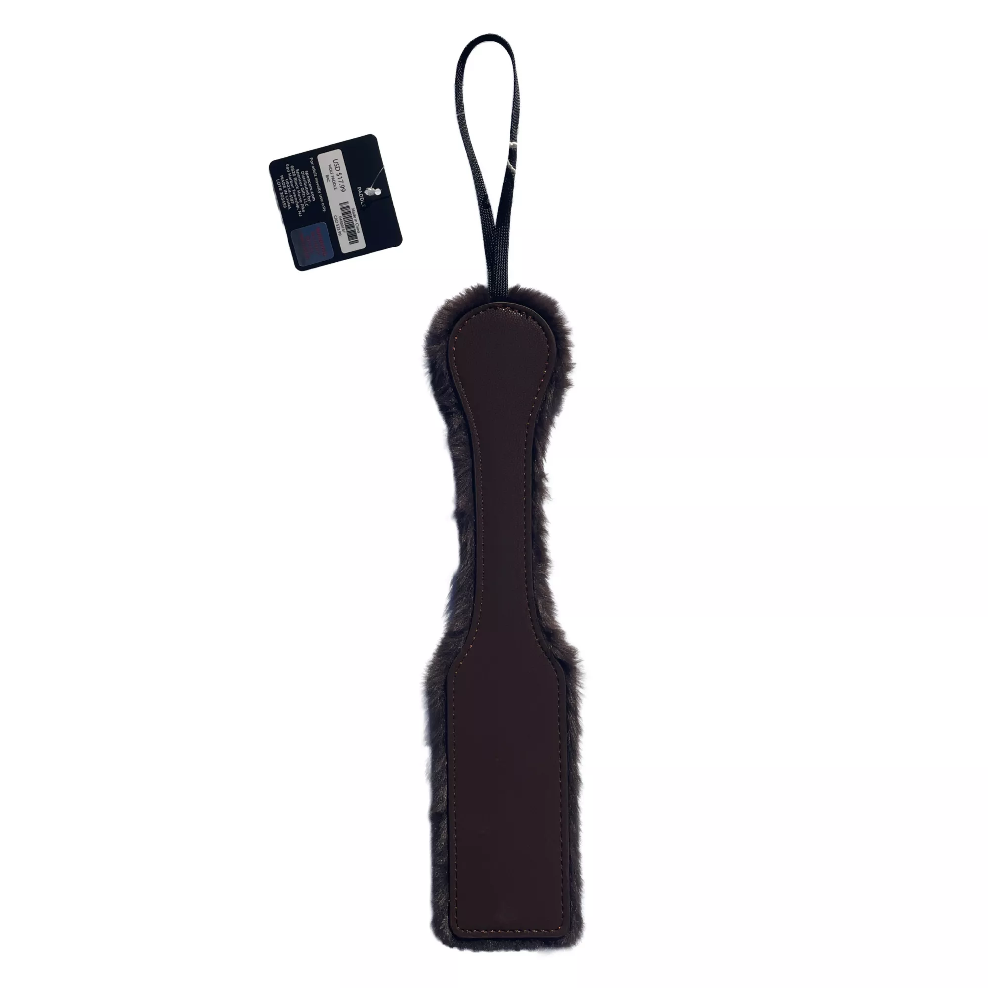 Brown Faux Fur Paddle - Pleasure Bound
