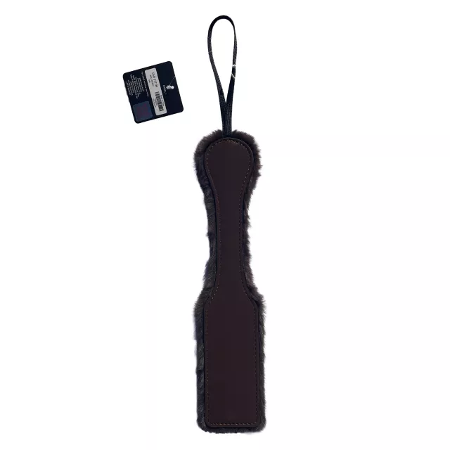 Brown Faux Fur Paddle - Pleasure Bound at Spencer's