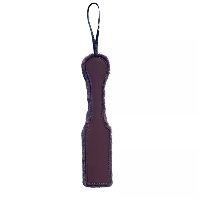 Brown Faux Fur Paddle - Pleasure Bound at Spencer's