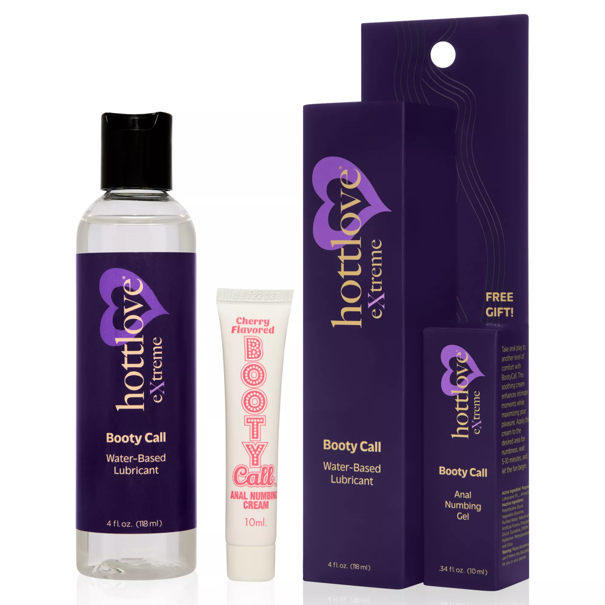 Booty Call Lube and Anal Numbing Gel Set - Hott Love Extreme at Spencer's