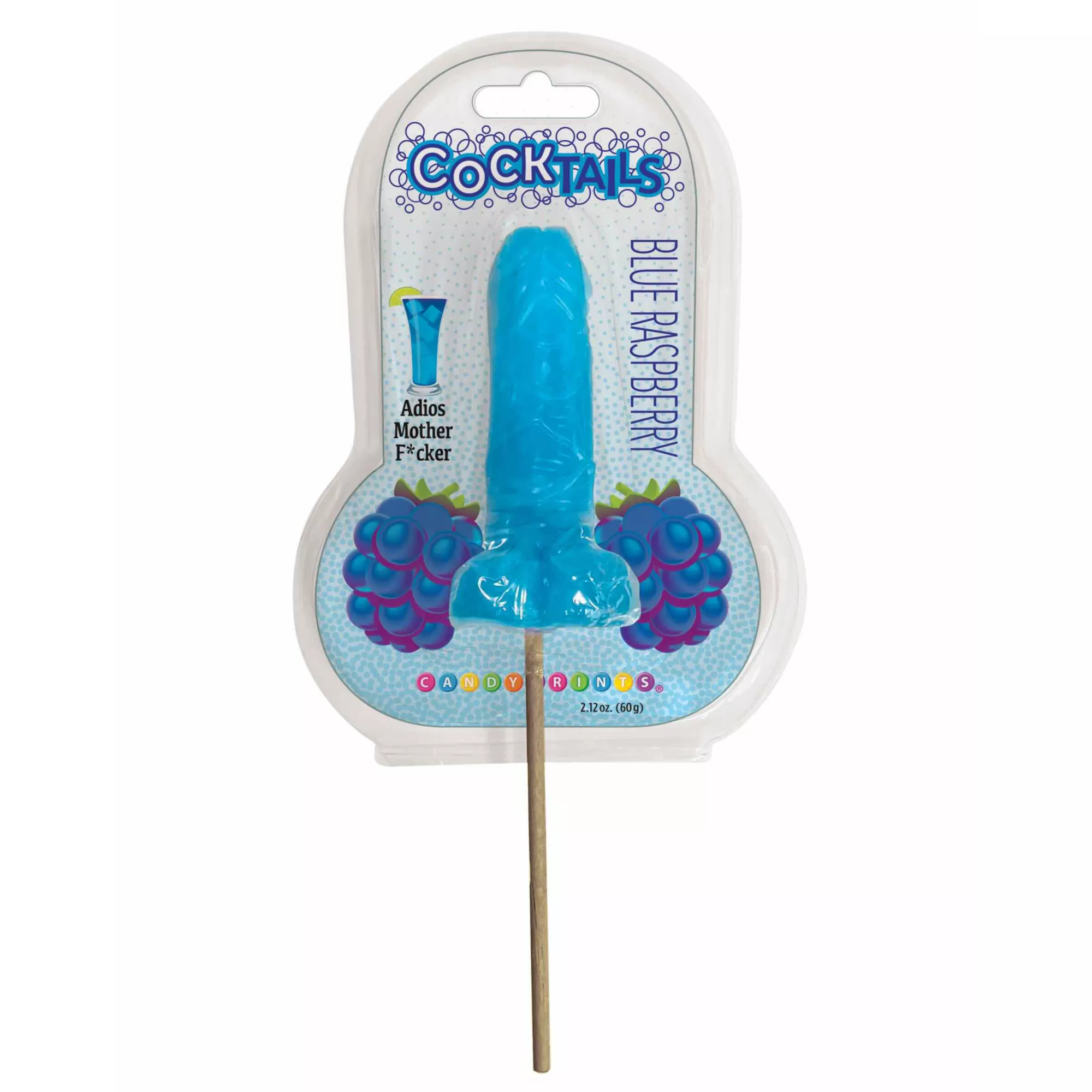 Cocktails Blue Raspberry Penis Lollipop at Spencer's