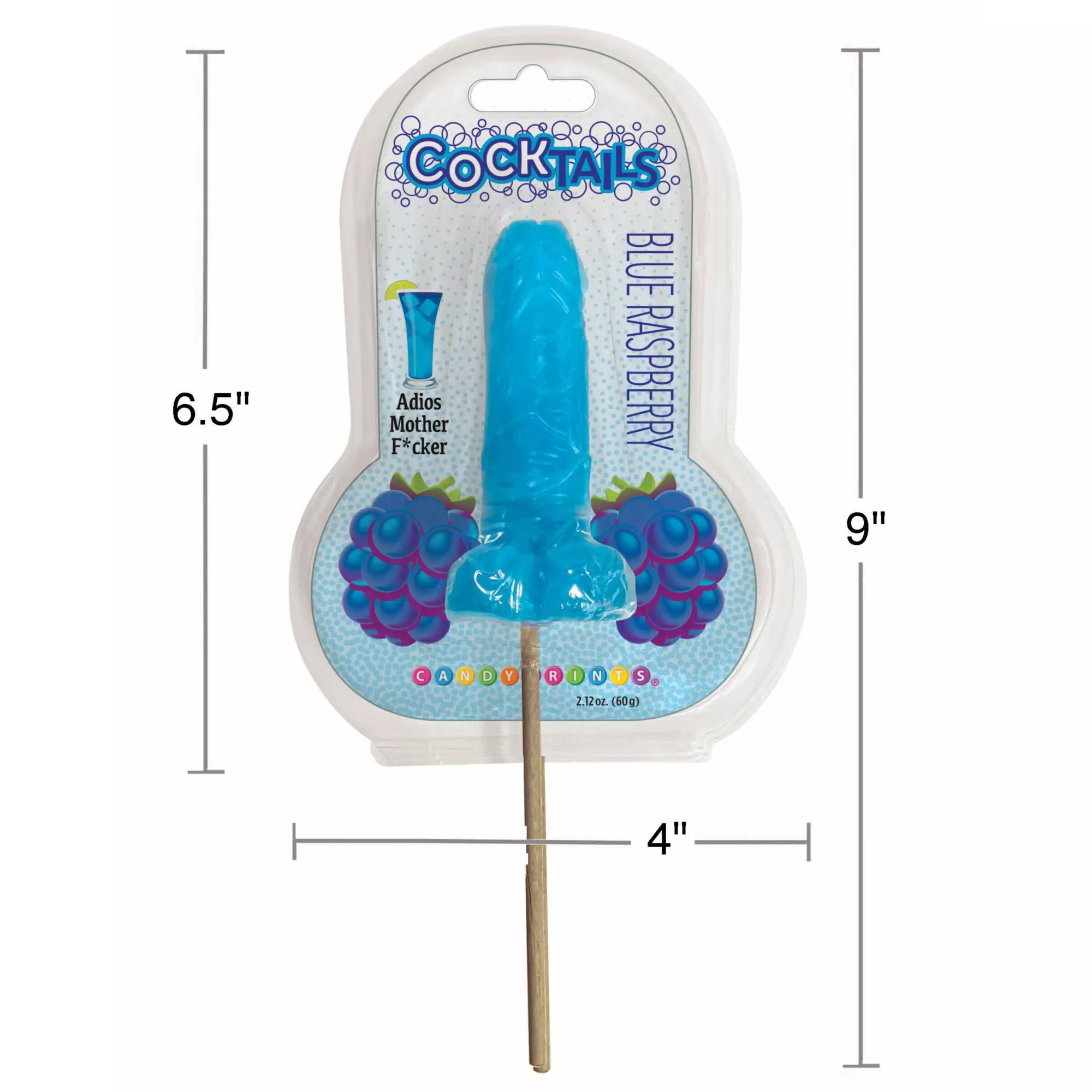 Cocktails Blue Raspberry Penis Lollipop at Spencer's