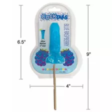 Cocktails Blue Raspberry Penis Lollipop at Spencer's