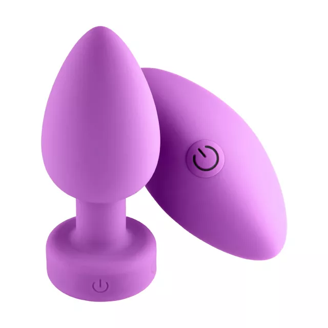 Shine Bright Vibrating Butt Plug Magenta - Hott Love Extreme at Spencer's