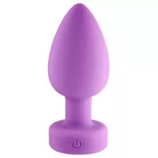 Shine Bright Vibrating Butt Plug Magenta - Hott Love Extreme at Spencer's