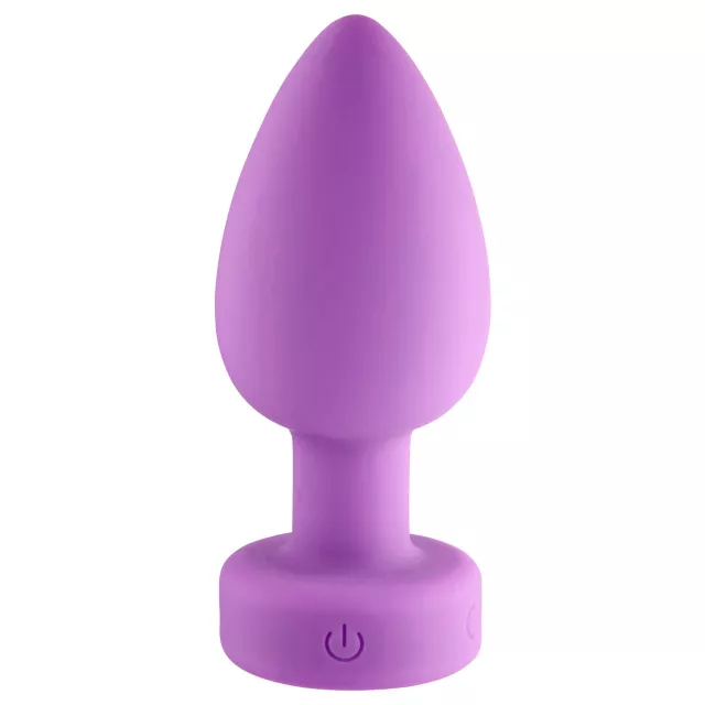 Shine Bright Vibrating Butt Plug Magenta - Hott Love Extreme at Spencer's