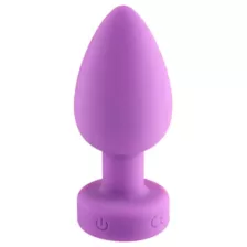 Shine Bright Vibrating Butt Plug Magenta - Hott Love Extreme at Spencer's