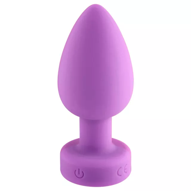 Shine Bright Vibrating Butt Plug Magenta - Hott Love Extreme at Spencer's